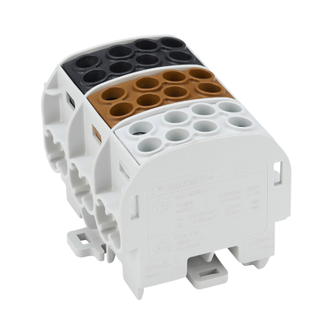 Clema derivatie izolata, Cu, 3 poli, 35mmp, SCHRACK IK026283-X-4 [2]