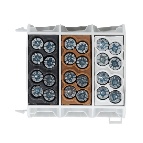 Clema derivatie izolata, Cu, 3 poli, 25mmp, SCHRACK IK026183-X-4 [2]