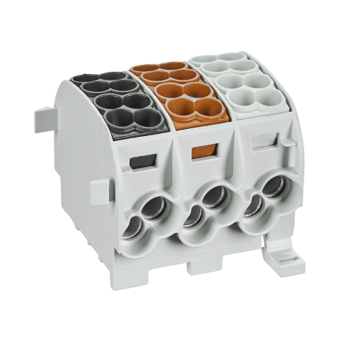 Clema derivatie izolata, Cu-Al, 3 poli, 25mmp, SCHRACK IKA26183-A-X3 [1]