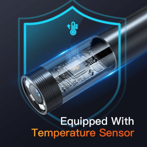 Endoscop industrial G10 Pro, camera rotativa 360°, ecran 5" IPS, 1080P,  cablu 5m [4]