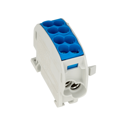 Clema de derivatie Izolata, Cu-Al, 1pol, 25mm, albastru, SCHRACK IKA26120-X-3 [1]