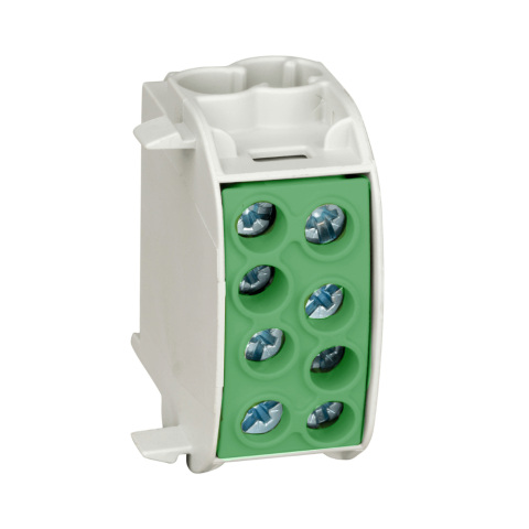 Blocuri de Distributie - Clema derivatie, PE, Cu, 35mmp, 1 pol, galben-verde, SCHRACK IK026230-X-4