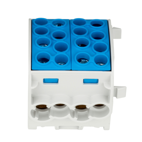 Clema derivatie izolata de nul, Cu, 1 pol, 35mmp, 4 intrari / 4 iesiri, albastru, SCHRACK IK026222-X-4 [2]