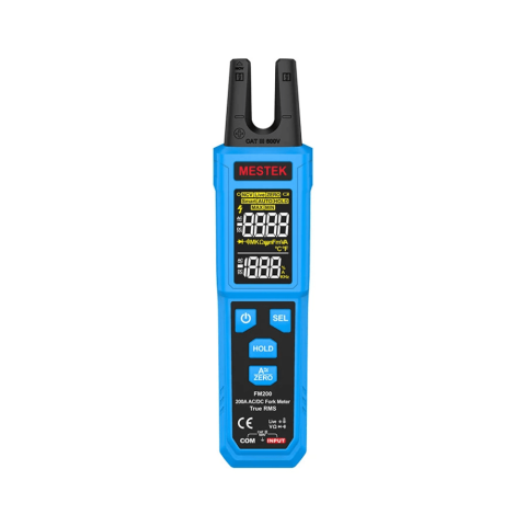 Clampmetru digital tip furca, 200A AC/DC, True-RMS, NCV, MESTEK FM200 [1]