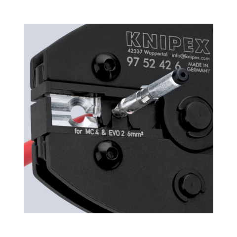 Cleste sertizare conectori MC4/MC4 EVO 2 Knipex PreciForce 97 52 42 6 [4]