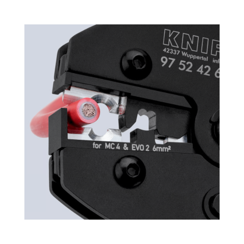 Cleste sertizare conectori MC4/MC4 EVO 2 Knipex PreciForce 97 52 42 6 [3]