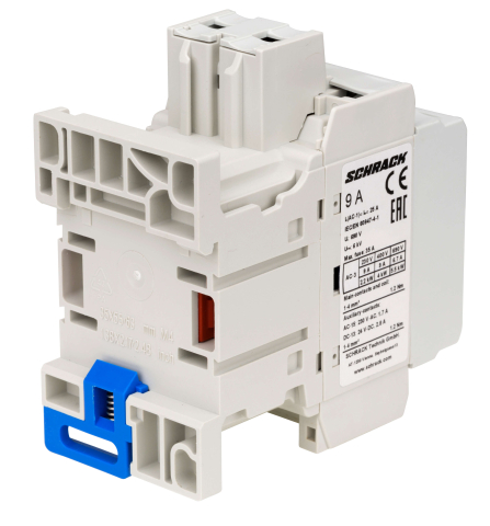 Contactor 3P, 230VAC, 9A, 4kW, 9A, 1ND+1NI, SCHRACK LZDC09B3 [4]