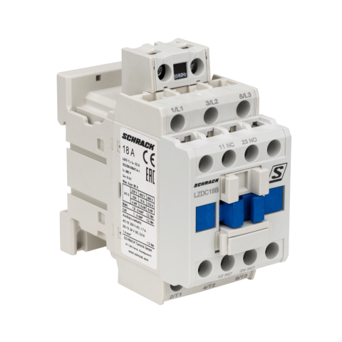Contactoare - Contactor CUBICO Clasic, 3P, 7.5kW, 18A, 1ND+1NI, 230V, SCHRACK LZDC18B3