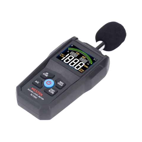 Sonometru digital 30-130dB, LCD, Ponderare A/C, MESTEK SL720C [1]