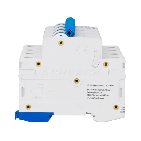 Intrerupator automat modular (MCB) AMPARO, 6kA, C 10A, 3P+N, SCHRACK AM617810 [2]