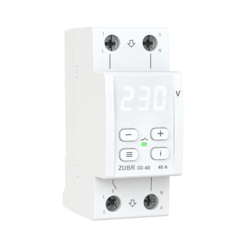 Contoare si Relee Electrice - Dispozitiv protectie retea electrica ZUBR D2-40 40A IP20