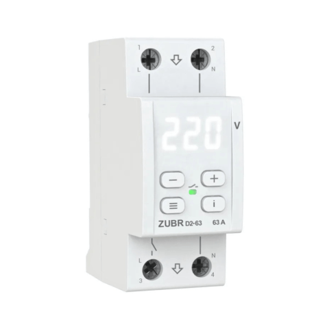 Contoare si Relee Electrice - Dispozitiv protectie retea electrica ZUBR D2-63 63A IP20