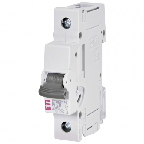 Intrerupator de circuit ETIMAT P6 1p B25 ETI 001900012