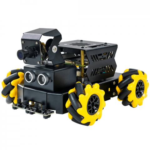 Electronica - Kit robot inteligenta artificiala RASPBOT V2 Robot Car, compatibil Raspberry Pi 5