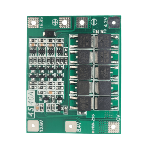 Modul BMS pentru acumulatori Litiu, 4S, 16.8V, 40A [1]