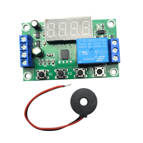 Module Electronice - Modul detectie curent 220VAC cu releu, 0-5A, 12V