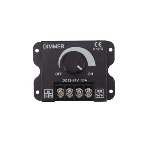 Electronica - Modul dimmer manual benzi LED 5050 si 3528, 12V - 24VDC, 30A