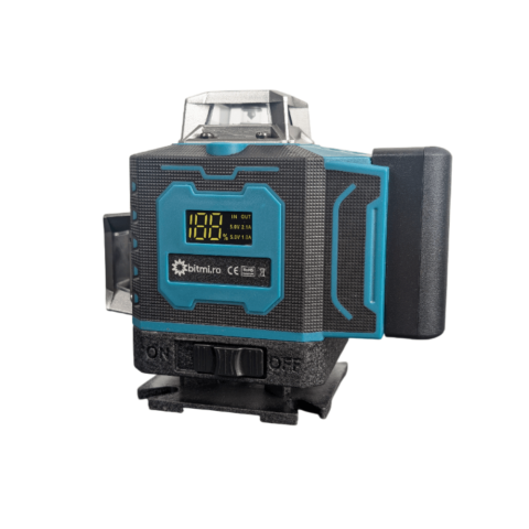 Nivele Laser - Nivela laser 16 linii cu dioda verde si trepied inclus, Bitmi 12622