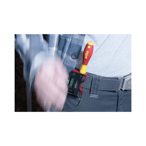 Mini nivela magnetica de buzunar pentru electricieni, 8 cm, Wiha 46957 [6]