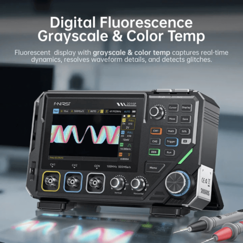 Osciloscop digital 2 canale 100 MHz + multimetru + generator de semnal 3in1 FNIRSI 2D15P [2]