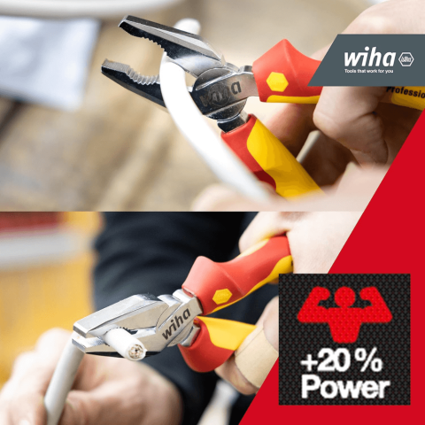 Cleste combinat tip patent, 180mm, VDE 1000V, WIHA 27418 [2]