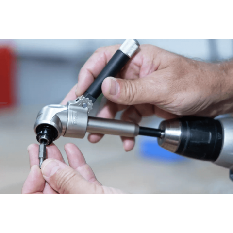 Adaptor unghiular L, 105°, Biti 1/4, Quick Release, 57Nm, Wiha 32310 [1]