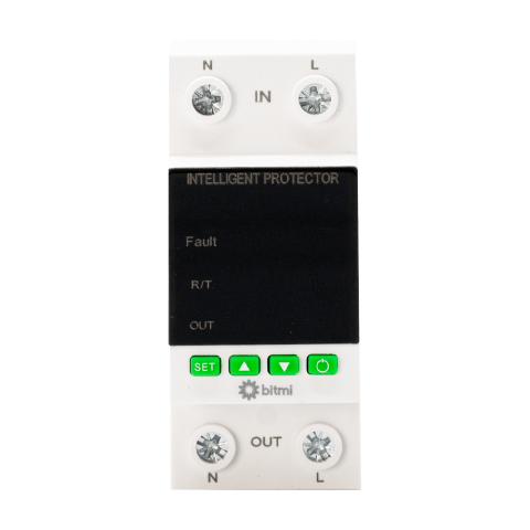 Releu de protectie la tensiune si curent cu reconectare, 220V 63A, Bitmi 11856 [2]