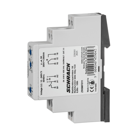 Releu de timp multifunctional 1CC, 12-240VAC/VDC, 8A, SCHRACK ZR5MF011 [1]