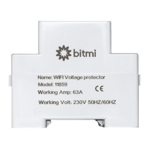 Releu WiFi inteligent cu monitorizare energie si protectii multiple 63A, Bitmi 11859 [1]