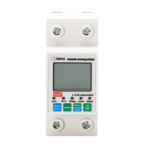 Releu Smart WiFi cu protectie completa si contor de energie, 63A, Bitmi 11861 [2]