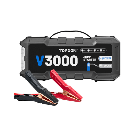 Roboti de Pornire Auto - Robot pornire auto portabil 24000mAh, 3000 A, TOPDON V3000