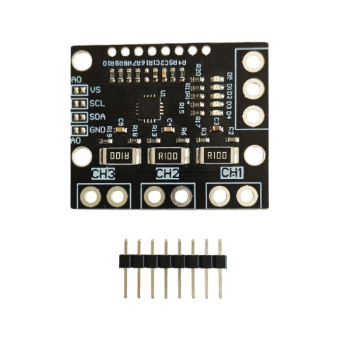 Senzori Electronici - Senzor monitorizare tensiune si curent, 3CH, I2C, SMBUS, INA3221