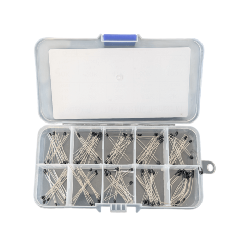 Componente Electronice - Set 100 termistori NTC 1K-100K, Bitmi 12322