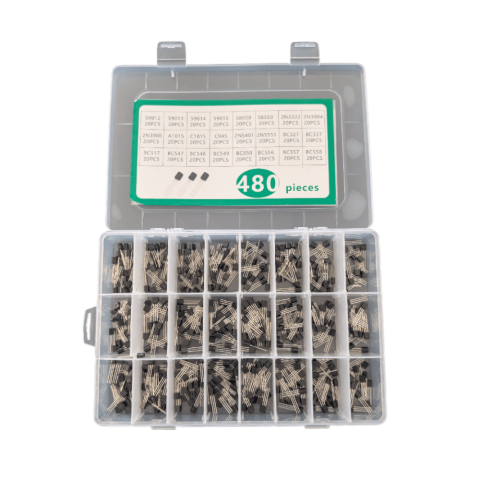Componente Electronice - Set 480 tranzistori de diferite valori, Bitmi 12285