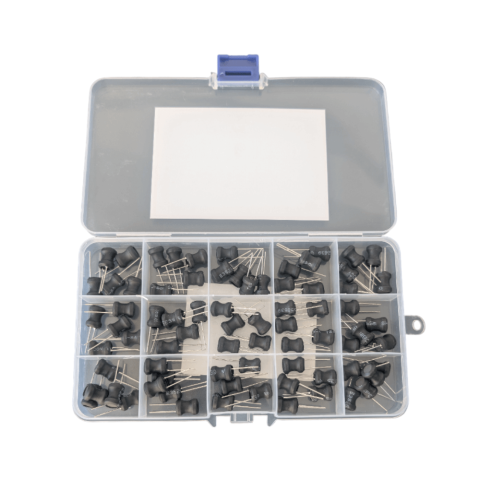 Componente Electronice - Set 75 bucati inductori cilindrici, 2.2uH-10mH, Bitmi 12320