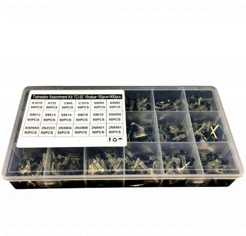 Electronica - Set 900 tranzistori bipolari cu jonctiune de diferite valori, Bitmi 11844