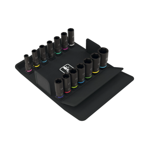 Truse de Scule - Set de chei tubulare de impact lungi, 8790 B, 3/8, 14 piese, Wera 05005580001