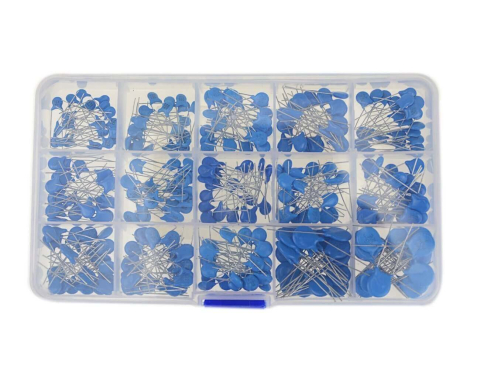 Set 300 condensatori ceramici HV 1kV-3kV, Bitmi 12288 [1]