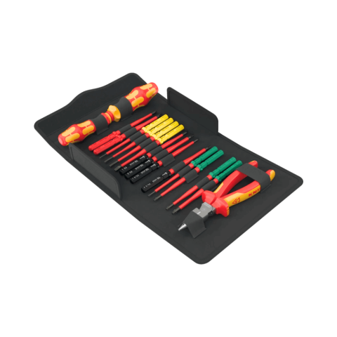 Truse de Scule - Set scule izolate Kraftform Kompakt VDE 17, 1000V, 17 piese, Wera 05006610001