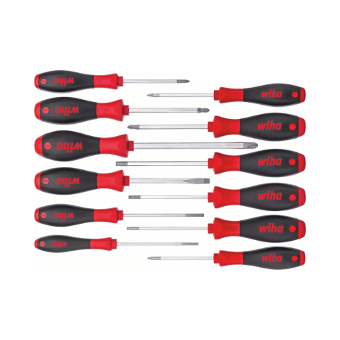 Seturi de Surubelnite - Set surubelnite cu lame rotunde, 12 piese, Wiha SoftFinish 41002