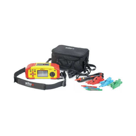 Multimetre Digitale - Set tester multifunctional pentru instalatii electrice, geanta textila, WIHA MFT One 47218
