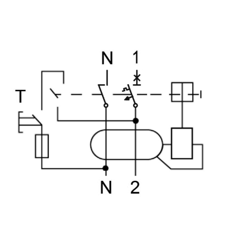 Intrerupator automat diferential, 1P+N, 6kA, B 25A, 30mA, tip A, SCHRACK AK668625 [1]