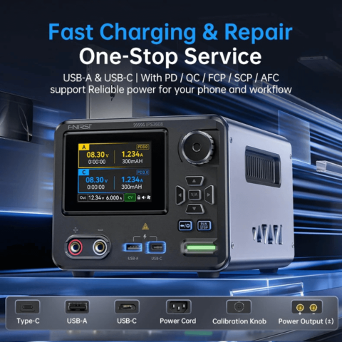 Sursa de laborator programabila, 0–36V/0–8A, 0-285W, FNIRSI IPS3608 [4]