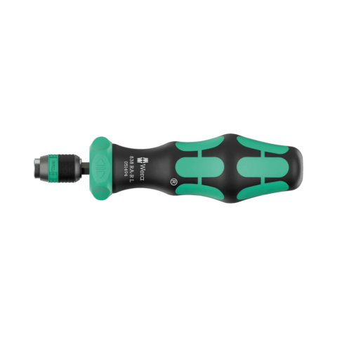 Surubelnite Simple - Maner de surubelnita cu clichet, 838 RA-R L, Wera 05051494001