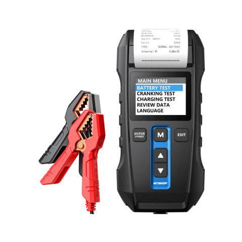 Roboti de Pornire Auto - Tester de baterii auto portabil cu imprimanta integrata TOPDON BT300P