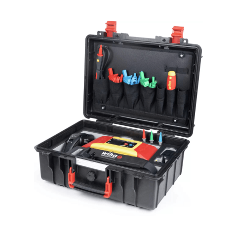 Multimetre Digitale - Set tester multifunctional pentru instalatii electrice, cutie tip L, WIHA MFT One 47216