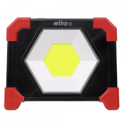 Proiectoare LED - Proiector LED reincarcabil 3000 lm, cu suport magnetic si carlig rotativ - Wiha 45698