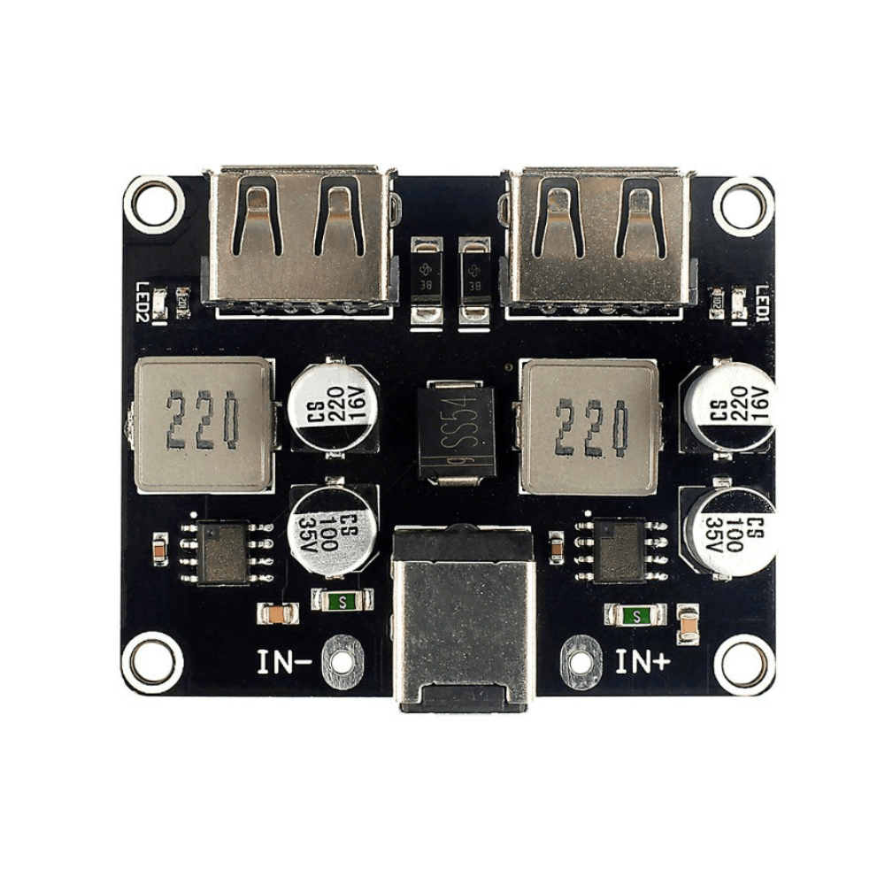 Modul QC3.0 coborator de tensiune DC-DC, 5V, USB dual