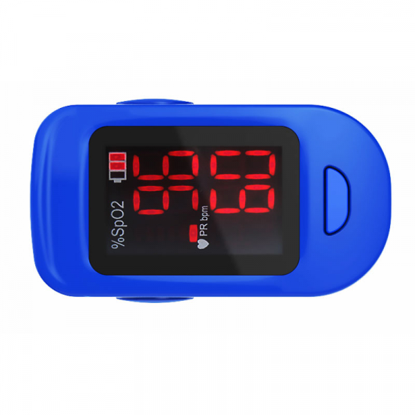 Pulsoximetru RedLine FS10C, alb-albastru, indica nivelul de saturatie a oxigenului, masoara rata pulsului [4]