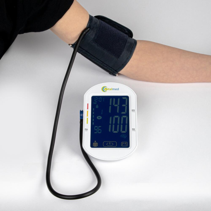 Tensiometru digital automat VitalMed Premium BP660A, memorare 2 utilizatori, functie AFIB, senzor miscare si senzor pozitionare corecta a mansetei, clasificarea tensiunii pe afisaj, manseta 22 - 42 cm [4]